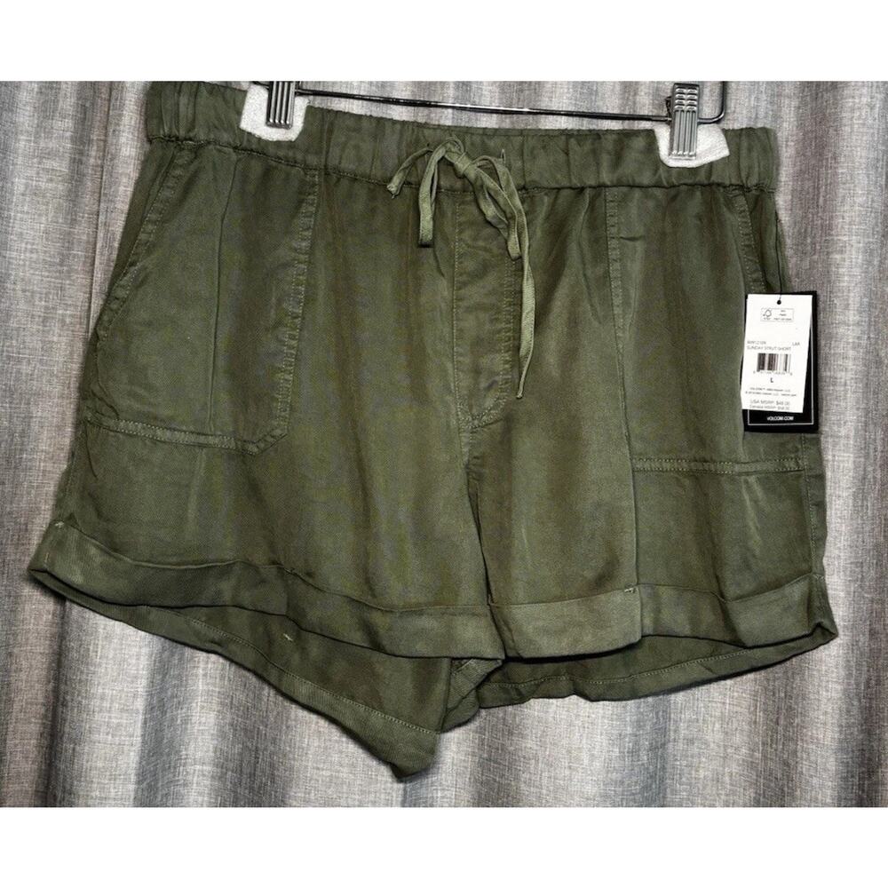 Volcom Sunday Strut Short Green NWT Size Large - Picture 12 of 13